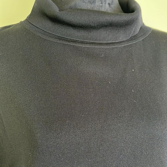 Missook Black Turtleneck Sleeveless Maxi Dress Goth Couture Whimsy  Great Builda - Picture 4 of 9